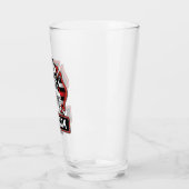火パーソナライズされた軍消防団愛国国旗  タンブラーグラス (左)
