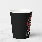 火パーソナライズされた軍消防団愛国国旗 紙コップ (右)