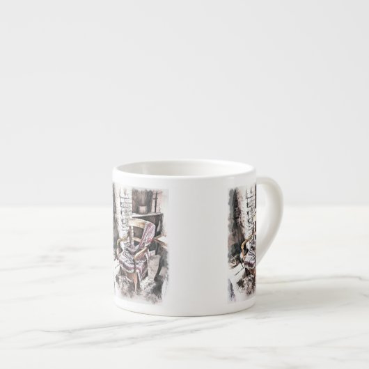 火ビクトリアン付き椅子 エスプレッソカップ (正面右)