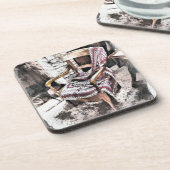 火ビクトリアン付き椅子 コースター (左側)