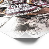 火ビクトリアン付き椅子 フォトプリント            (角)