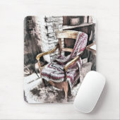 火ビクトリアン付き椅子 マウスパッド (マウス)