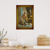 火ビクトリアン士2 "アメリカの消防士" ポスター (キッチン)