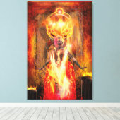 火ペレの女神 キャンバスプリント (インサイチュ (ウッドフロア))