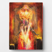 火ペレの女神 フォトプラーク (正面)