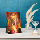 火ペレの女神 フォトプラーク (側面)