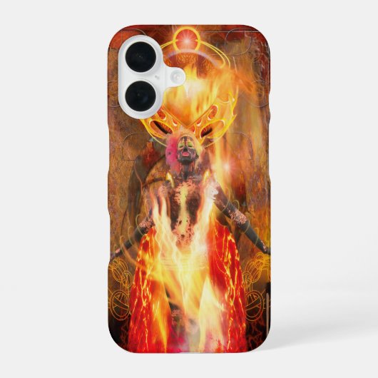 火ペレの女神 iPhone 16ケース (裏面)