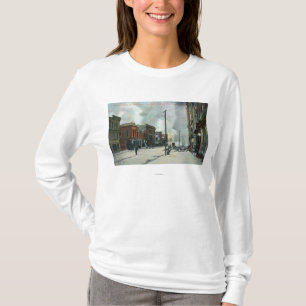 火上がる第3 Streetの1906年の地震 Tシャツ