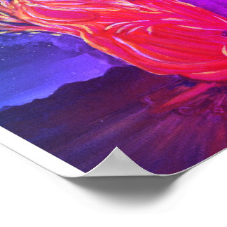 火中の女性 ポスター