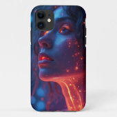 火中の女性 Case-Mate iPhoneケース (裏面)