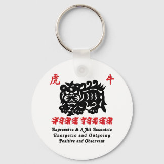 火中国の虎の年1986ギフト キーホルダー