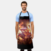 火事だ エプロン (着用した状態)