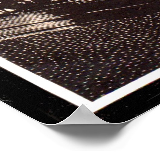 火事で黒っちょと白 ポスター (角)