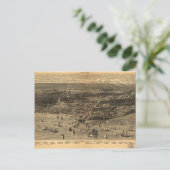 火事の前のシカゴの鳥瞰図素晴らし ポストカード (スタンド正面)