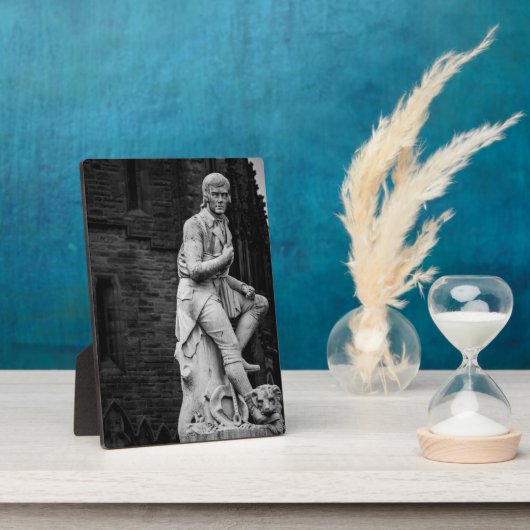火傷の像 フォトプラーク (側面)