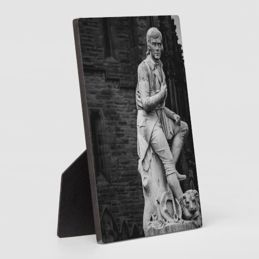 火傷の像 フォトプラーク (側面)