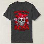 火傷の被害者の認識度はボスのように戦う Tシャツ (デザイン正面)