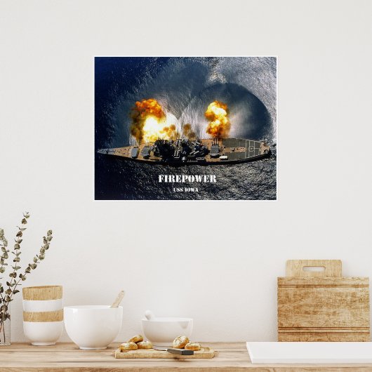 火力 ポスター (キッチン)