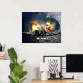 火力 ポスター (ホームオフィス)