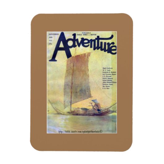 火勢(Flames of the Storm by W. C. Tuttle) マグネット (縦)