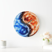 火及び氷 ラージ壁時計 (ホーム)