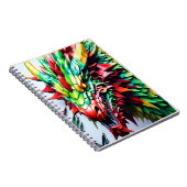 火吹きドラゴングリーンとレッド ノートブック (右側)