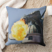 火吹き竜の像 クッション (ブランケット)