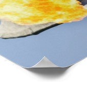 火吹き竜の像 ポスター (角)