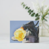 火吹き竜の像 ポストカード (スタンド正面)