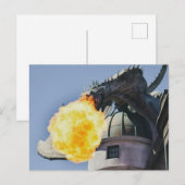 火吹き竜の像 ポストカード (正面/裏面)