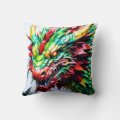 火吹き竜レッド、グリーン、イエロー クッション (裏面)