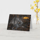 火吹き竜 カード (黄色い花)