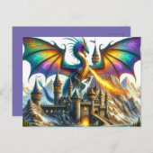 火吹き龍はがき ポストカード (正面/裏面)