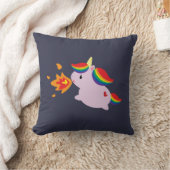 火呼吸のユニコーン クッション (ブランケット)