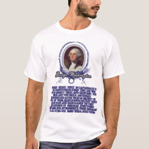 火器のジョージ・ワシントンの引用文 Tシャツ