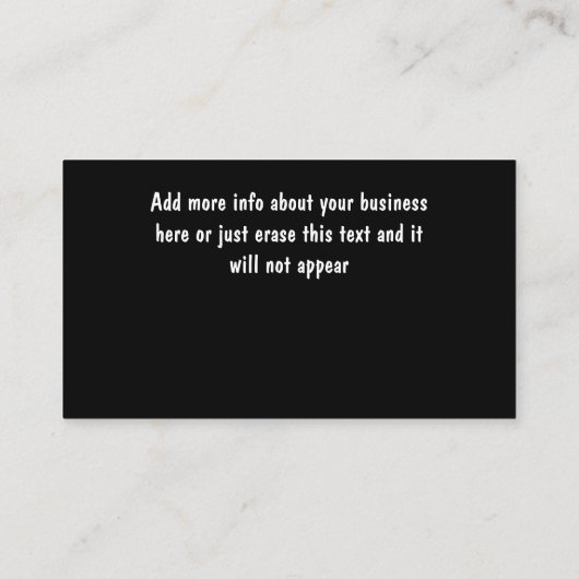 火器の名刺 名刺 (裏面)