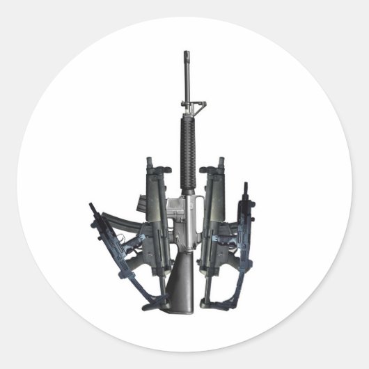 火器中指 ラウンドシール (正面)