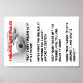 火器安全規則 ポスター (正面)