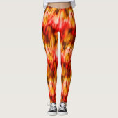 火大理石抽象芸術 レギンス (正面)