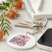 火妻の神が最強の女性を見つけた キーホルダー (正面右)