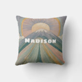 火山のセレナーデパーソナライズされたー クッション (裏面)