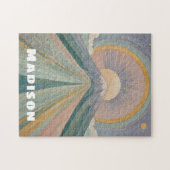 火山のセレナーデパーソナライズされたー ジグソーパズル (横)