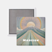 火山のセレナーデパーソナライズされたー マグネット (正面/裏面)