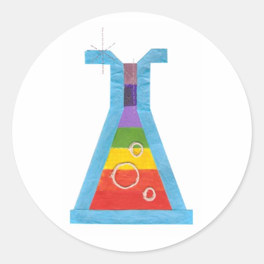 火山のバイアルのシール ラウンドシール (正面)