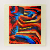 火山の中 ジグソーパズル (横)