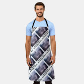 火山の冬の準備は？火山学 エプロン (着用した状態)