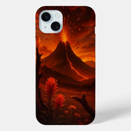 火山の噴火の電話ケース – はっきりした自然保護 Case-Mate iPhoneケース (裏面)