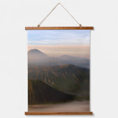 火山の山の写真 吊り下げ型タペストリー (正面2)