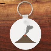 火山の山 キーホルダー (正面)