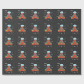 火山の恋人の地質学者マグマ溶岩 ラッピングペーパー (フラット)